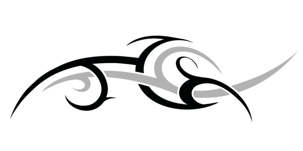 Preview: Autotattoo Tribal Dekorfolie | Set für beide Fahrzeugseiten