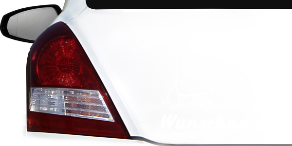 Preview: Autoaufkleber Ziege mit Wunschnamen Preview: Autoaufkleber Ziege mit Wunschnamen