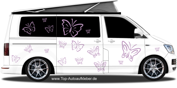 Butterfly Aufkleber Set