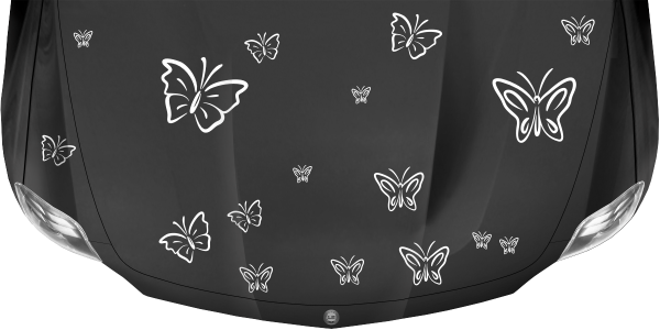 Preview: Butterfly Aufkleber Set | Frei platzierbares Schmetterling Set Preview: Butterfly Aufkleber Set | Frei platzierbares Schmetterling Set