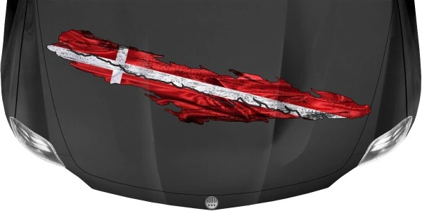 Camper Aufkleber Fahne Dänemark
