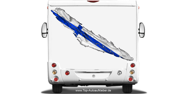 Preview: Camper Aufkleber Fahne Finnland Preview: Camper Aufkleber Fahne Finnland