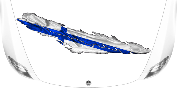 Preview: Camper Aufkleber Fahne Finnland Preview: Camper Aufkleber Fahne Finnland