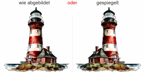 Preview: Camper Aufkleber Leuchtturm