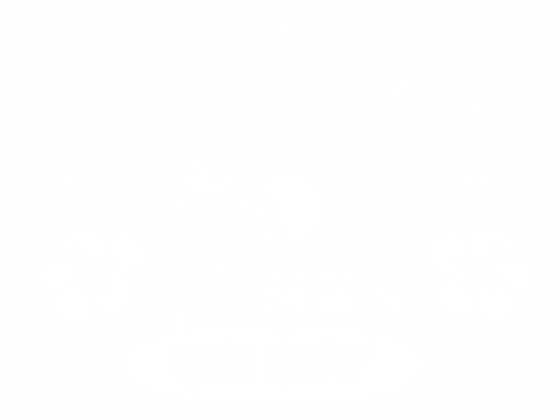 Preview: Wohnwagenaufkleber Life is better when you surf Preview: Wohnwagenaufkleber Life is better when you surf