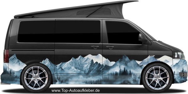 Preview: Campervan Aufkleber Eisige Winterlandschaft | Set für beide Fahrzeugseiten Preview: Campervan Aufkleber Eisige Winterlandschaft | Set für beide Fahrzeugseiten