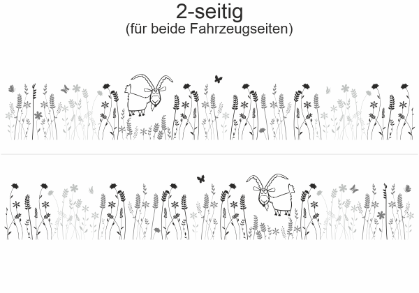 Preview: Camperaufkleber Blumenwiese | Set für beide Fahrzeugseiten Preview: Camperaufkleber Blumenwiese | Set für beide Fahrzeugseiten