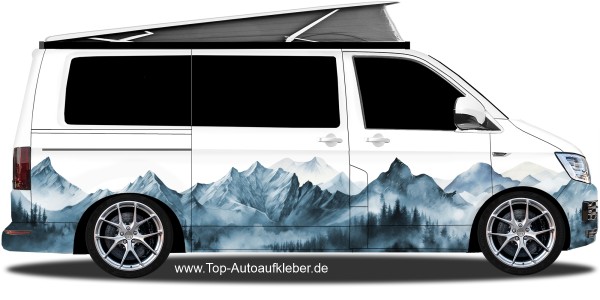 Preview: Campervan Aufkleber Eisige Winterlandschaft | Set für beide Fahrzeugseiten Preview: Campervan Aufkleber Eisige Winterlandschaft | Set für beide Fahrzeugseiten