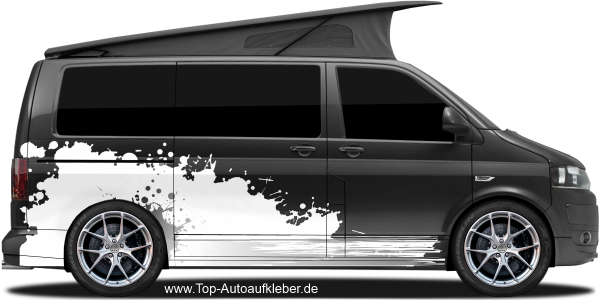 Preview: Wohnmobilaufkleber Farbflecken | Set für beide Fahrzeugseiten Preview: Wohnmobilaufkleber Farbflecken | Set für beide Fahrzeugseiten