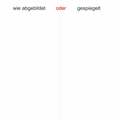 Preview: Camperaufkleber Hirsch