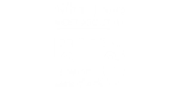 Camperaufkleber What I love - Ansicht Farbauswahl