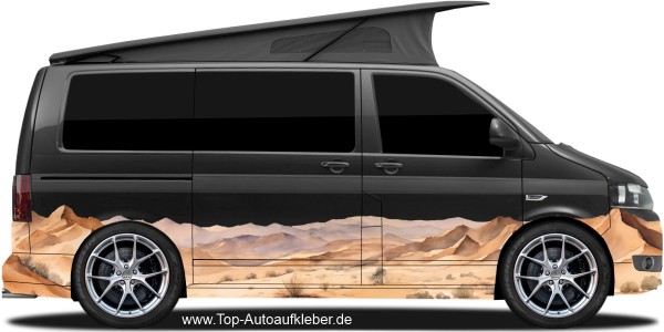 Preview: Camperaufkleber Wüstenlandschaft | Set für beide Fahrzeugseiten Preview: Camperaufkleber Wüstenlandschaft | Set für beide Fahrzeugseiten