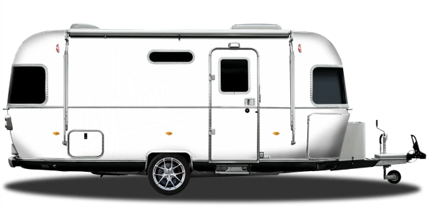 Wohnmobilaufkleber Skyline New York auf hellem Wohnwagen - Ansicht Farbauswahl