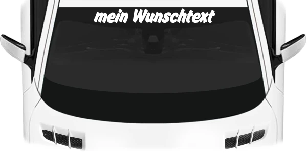 Heckscheibenaufkleber Wunschtext | 13