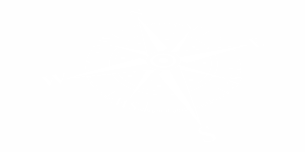 Haubenaufkleber Kompass