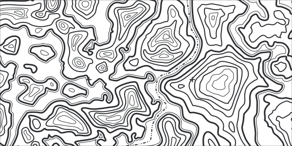 Preview: Dekor Wohnmobil Aufkleber Höhenlinien