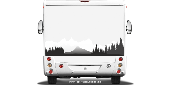 Preview: Dekor Wohnmobil Gebirge und Wald Preview: Dekor Wohnmobil Gebirge und Wald
