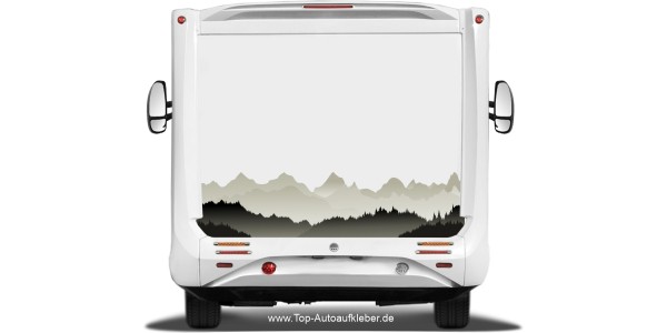 Preview: Wohnmobil Klebefolie Gebirgslandschaft Preview: Wohnmobil Klebefolie Gebirgslandschaft