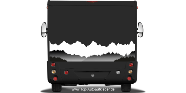 Preview: Wohnmobil Klebefolie Gebirgslandschaft Preview: Wohnmobil Klebefolie Gebirgslandschaft