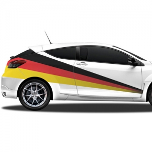 Autofenster Deutschland flagge mit sticker in Nordrhein-Westfalen -  Aldenhoven