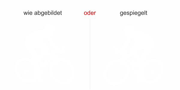 Preview: Fahrradaufkleber für die Heckscheibe