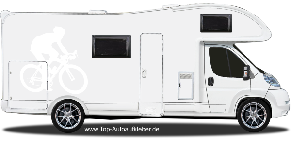 Preview: Fahrradaufkleber Wohnwagen Preview: Fahrradaufkleber Wohnwagen
