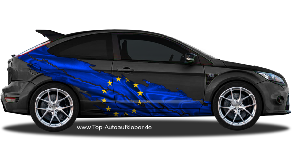 Preview: Flagge Europa | Aufkleber Set für beide Fahrzeugseiten Preview: Flagge Europa | Aufkleber Set für beide Fahrzeugseiten