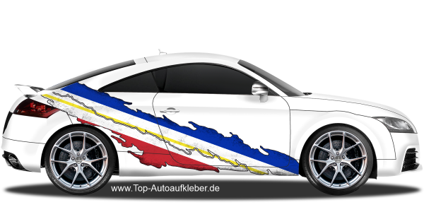 Preview: Flagge Mecklenburg Vorpommern | Autosticker für beide Fahrzeugseiten Preview: Flagge Mecklenburg Vorpommern | Autosticker für beide Fahrzeugseiten