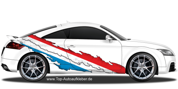 Preview: Flagge von Luxemburg als Autoaufkleber | Set für beide Fahrzeugseiten Preview: Flagge von Luxemburg als Autoaufkleber | Set für beide Fahrzeugseiten