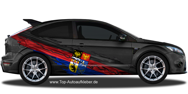 Preview: Flagge von Ostfriesland als Autoaufkleber | Set für beide Fahrzeugseiten Preview: Flagge von Ostfriesland als Autoaufkleber | Set für beide Fahrzeugseiten