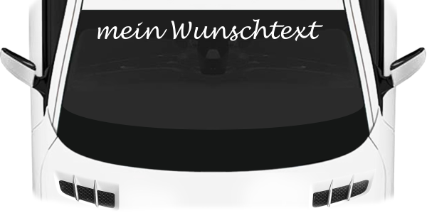 Preview: Heckscheibenaufkleber Wunschtext | 6