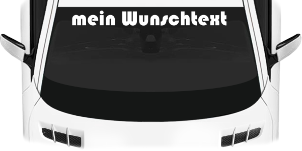 Preview: Heckscheibenaufkleber Wunschtext | 19