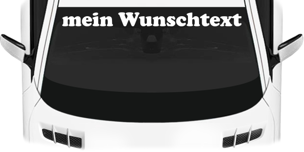 Preview: Heckscheibenaufkleber Wunschtext | 21