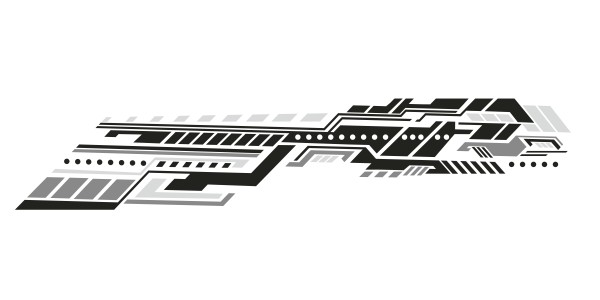 Future Design Auto Seitenaufkleber | Set für beide Fahrzeugseiten