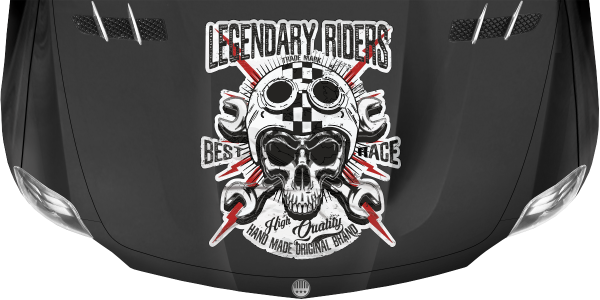 Preview: Haubenaufkleber Legendary Riders Preview: Haubenaufkleber Legendary Riders