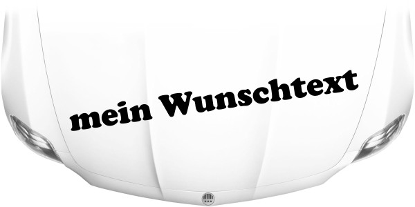 Wunschtext Autoaufkleber Für Motorhaube