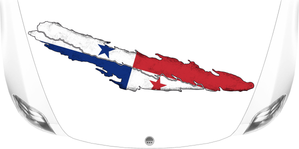 Preview: Heckaufkleber Fahne von Panama Preview: Heckaufkleber Fahne von Panama