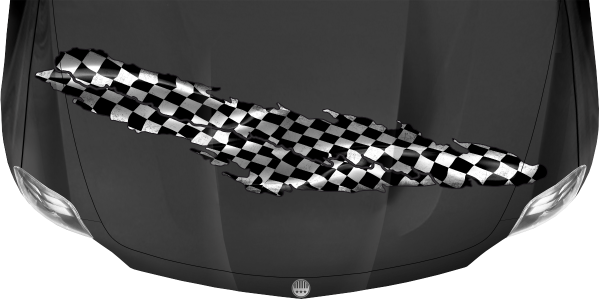Preview: Heckaufkleber Zielflagge Preview: Heckaufkleber Zielflagge