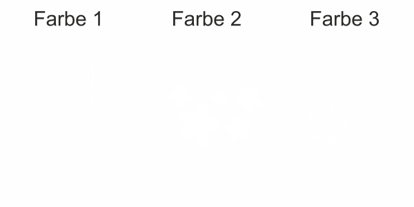 Preview: Heckscheibenaufkleber Blumenranke - Ansicht Farbauswahl