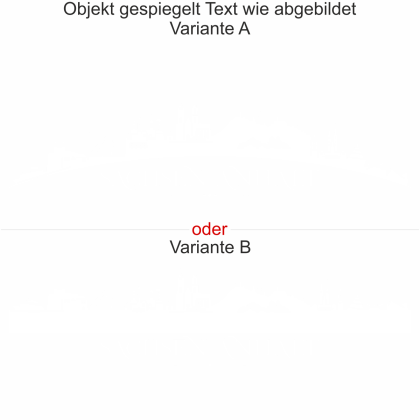 Preview: Heckscheibenaufkleber Skyline Sachsen-Anhalt - gespiegelt - Text wie abgebildet - Ansicht Farbauswahl - Varianten A und B