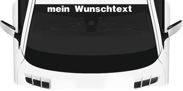 Preview: Heckscheibenaufkleber Wunschtext | 27