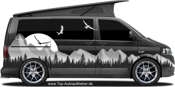Preview: Klebefolie Bergmassiv | Set für beide Fahrzeugseiten Preview: Klebefolie Bergmassiv | Set für beide Fahrzeugseiten