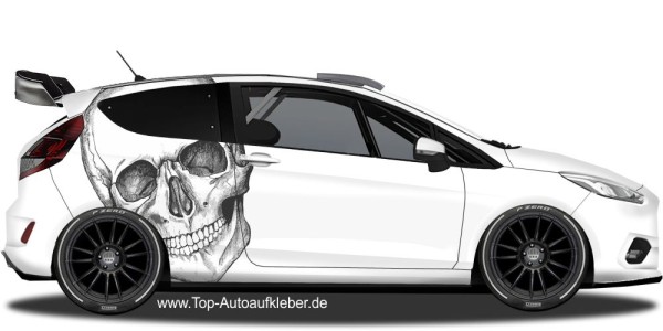 Preview: Klebefolie Totenkopf