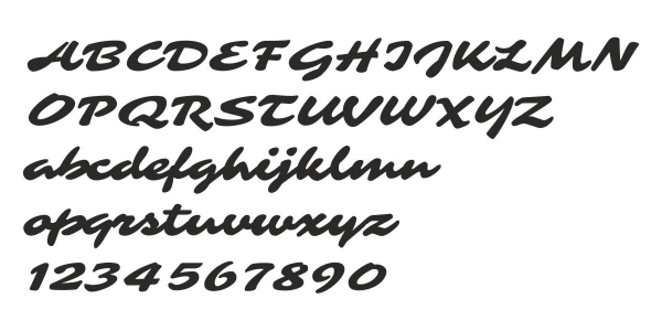 Preview: Motorhauben Aufkleber Wunschtext Nr. 11