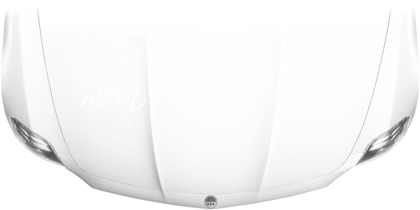 Preview: Motorhauben Aufkleber Wunschtext Nr. 2