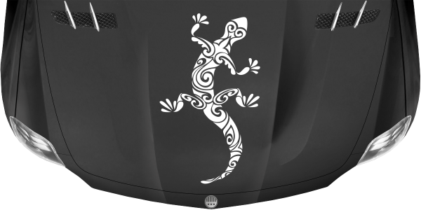 Preview: Motorhaubenaufkleber Eidechse