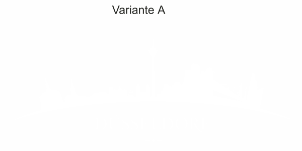 Motorhaubendekor Skyline Düsseldorf