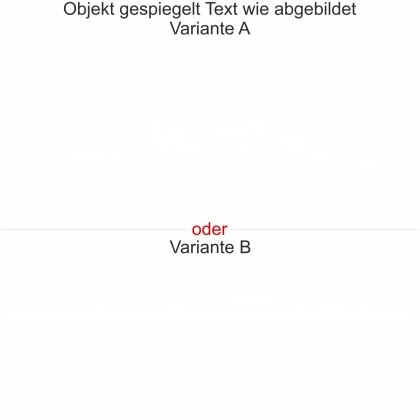 Motorhaubenaufkleber Skyline Niedersachsen - gespiegelt - Text wie abgebildet - Ansicht Farbauswahl - Varianten A und B