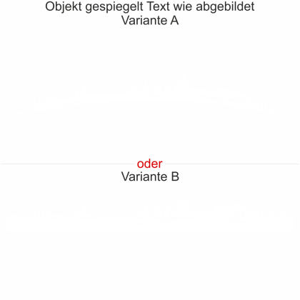Motorhaubenaufkleber Skyline Nordrhein-Westfalen - gespiegelt - Text wie abgebildet - Ansicht Farbauswahl - Varianten A und B