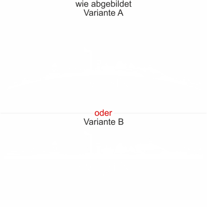 Preview: Motorhaubenaufkleber Skyline Sachsen - wie abgebildet - Ansicht Farbauswahl - Varianten A und B